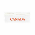 Canada Award Ribbon w/ Red Foil Imprint (4"x1 5/8")
